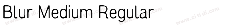 Blur Medium Regular字体转换